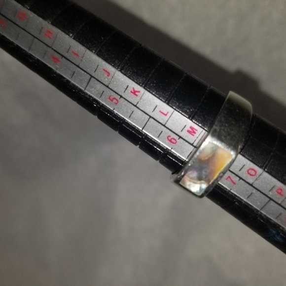 Vintage sterling MOP ring ‎ 6.5 - Picture 4 of 9